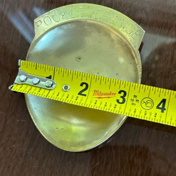 Vintage Brass “Pocket Change” Dish - Picture 8 of 8